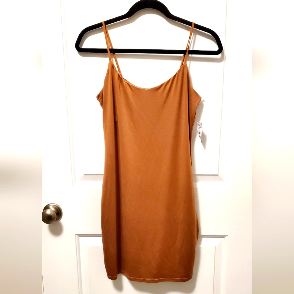 COPY - 2/$30   bnwt skims inspired slip dress -  tan size large